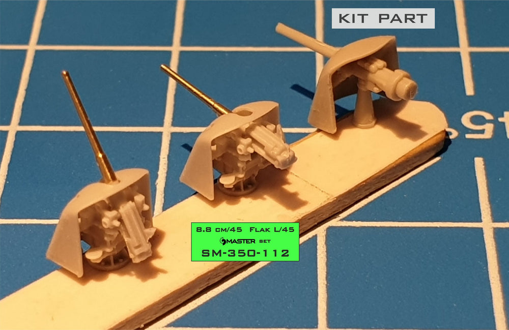 Master SM350-112 1:350 German gun 8,8cm/45
