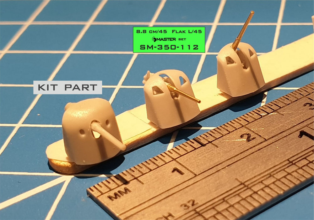Master SM350-112 1:350 German gun 8,8cm/45