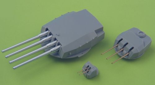 Master SM350-039 1:350 Richelieu 1943 armament