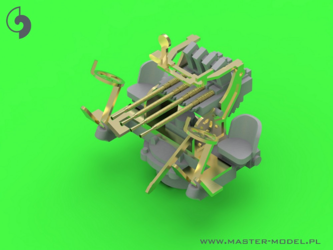 Master SM350-104 1:350 French Quad Mount Hotchkiss 13,2mm/76