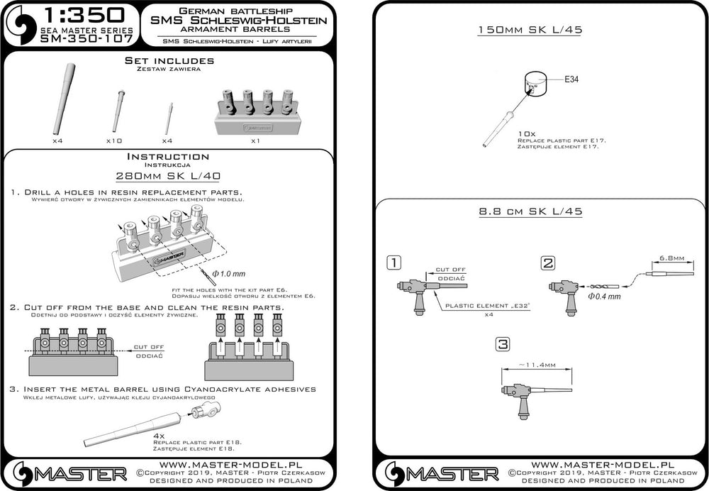 Master SM350-107 1:350 Schleswig-Holstein