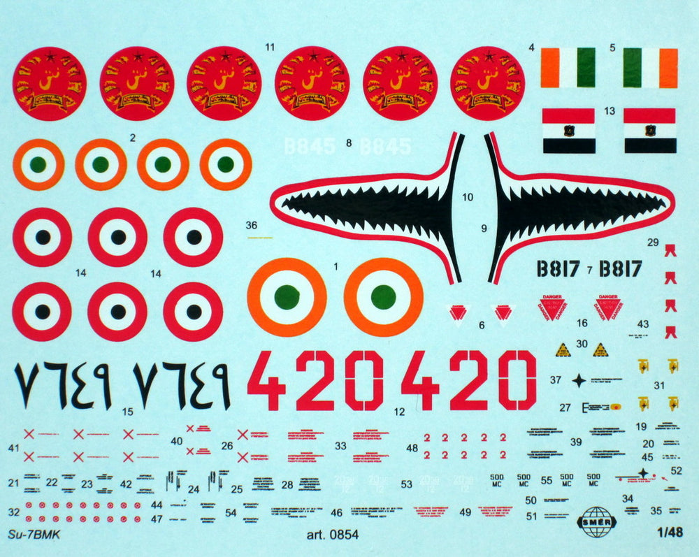 Smer SM48-854 1:48 Sukhoi Su-7BMK