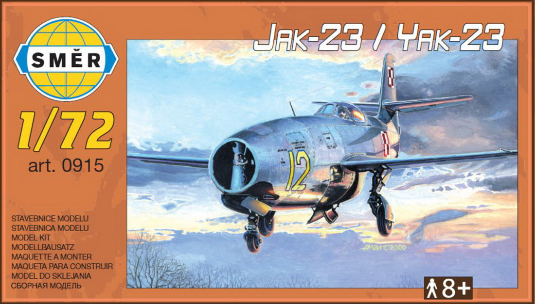Smer SM72-915 1:72 Yak-23 'Flora' ex-KP/KOPRO