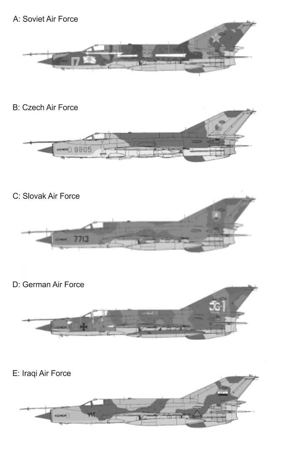 Smer SM72-924 1:72 Mikoyan MiG-21MF 'Fighter'