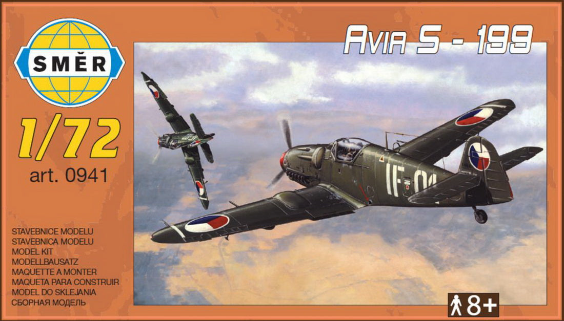 Smer SM72-941 1:72 Avia S-199 'CzAF & Israeli post-war fighter' ex-KP/KOPRO