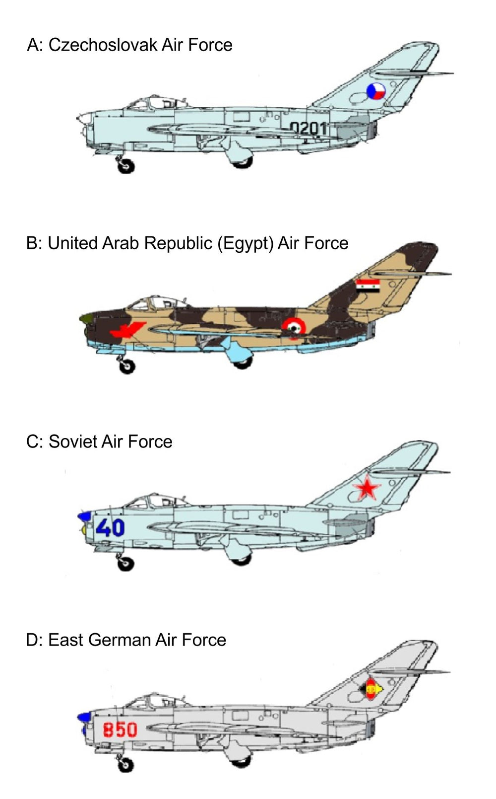 Smer SM72-920 1:72 Mikoyan MiG-17PF