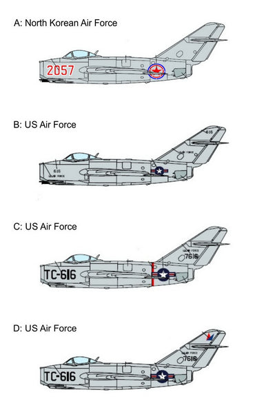 Smer SM72-933 1:72 Mikoyan MiG-15 USAF