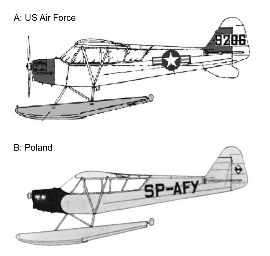Smer SM72-949 1:72 Piper L-4H "on floats"