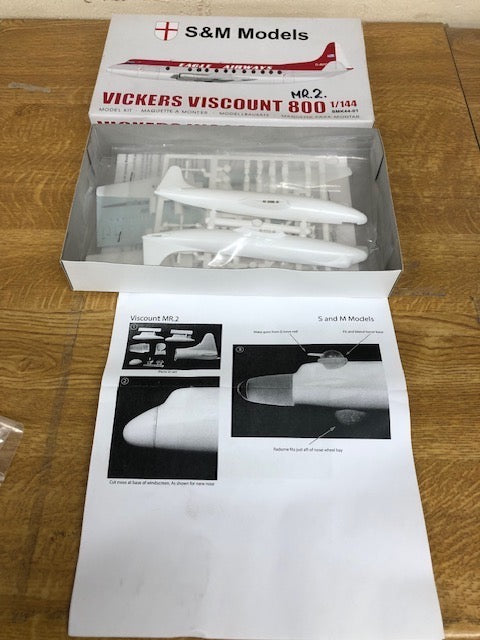 S & M Models SMK44-28 1:144 Vickers Viscount 800 MR.2