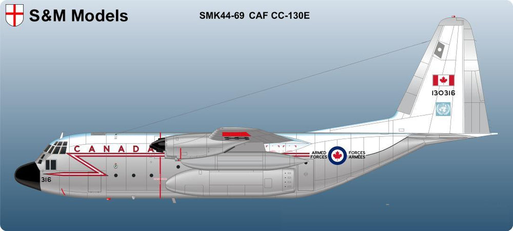 S & M Models SMK44-61 1:144 CAF Lockheed CC-130E Hercules