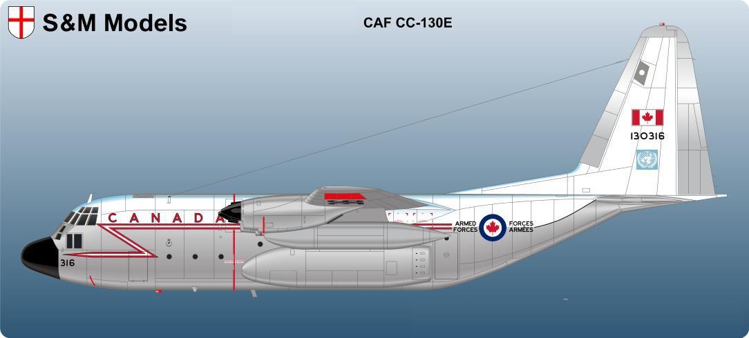 S & M Models SMK44-61 1:144 CAF Lockheed CC-130E Hercules