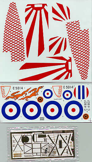 Spin Models SPIN4802 Bristol M.1C RFC Decals & PE 1:48