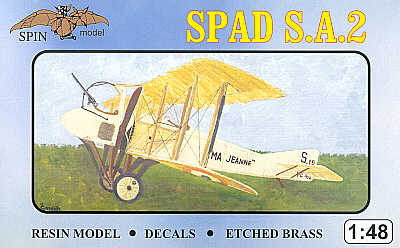 Spin Models SPIN4803 1:48 Spad S.A.2 French with wheels