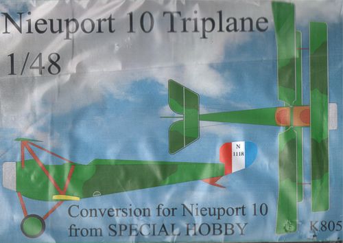 Spin Models SPINK805 1:48 Nieuport N.10 Triplane Conversion