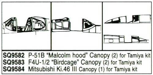 Squadron Canopies SQS9584 1:48 Mitsubishi Ki-46-III