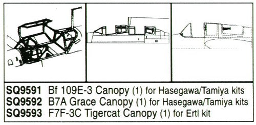Squadron Canopies SQS9592 1:48 Aichi B7A2 'Grace'