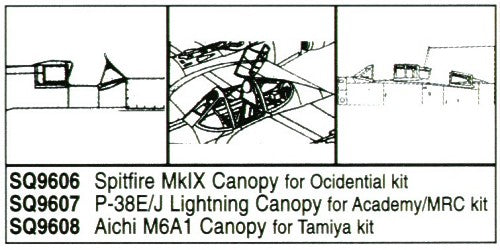 Squadron Canopies SQS9608 1:48 Aichi M6A1 Seiran
