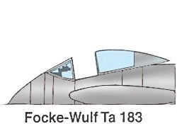 Squadron Canopies SQS9627 1:48 Focke-Wulf Ta-183A canopy