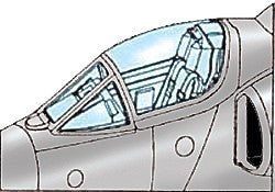 Squadron Canopies SQS9631 1:48 Douglas A-4M/A-4N Skyhawk canopy