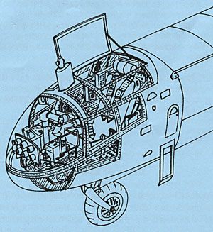 Squadron Canopies SQS9644 1:48 Arado Ar-234B-2 'Blitz' canopy