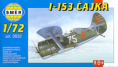 Smer SM72-832 1:72 Polikarpov I-153 Chaika