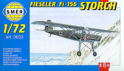 Smer SM72-833 1:72 Fieseler Fi-156C-3 'Storch' / Morane-Saulnier MS.500