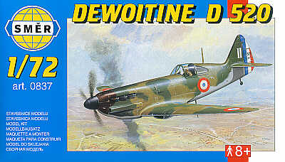 Smer SM72-837 1:72 Dewoitine D.520