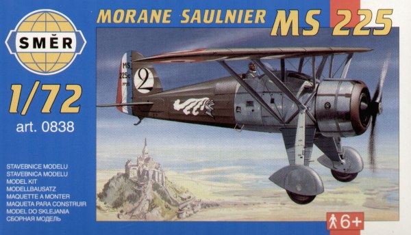 Smer SM72-838 1:72 Morane-Saulnier MS.225