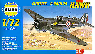Smer SM72-841 1:72 Curtiss P-36 / H-75 Hawk