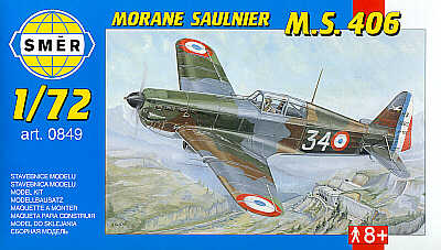 Smer SM72-849 1:72 Morane-Saulnier MS.406C1