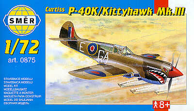 Smer SM72-875 1:72 Curtiss P-40K Warhawk Kittyhawk Mk.III