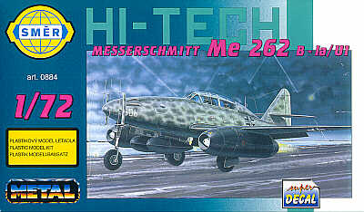 Smer SM72-884 1:72 Messerschmitt Me-262B-1A/U-1 ith etched parts