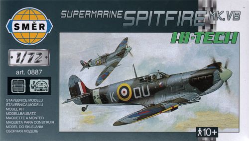 Smer SM72-887 1:72 Supermarine Spitfire Mk.VB with etched