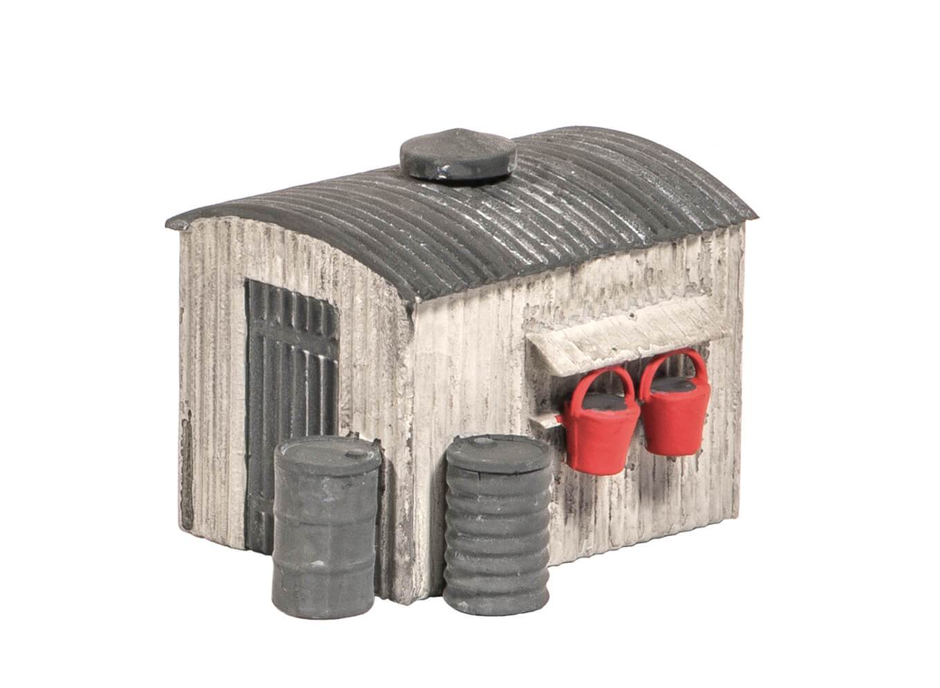 Wills Kits SS22 Lamp Huts with Oil Drums HO/OO Gauge