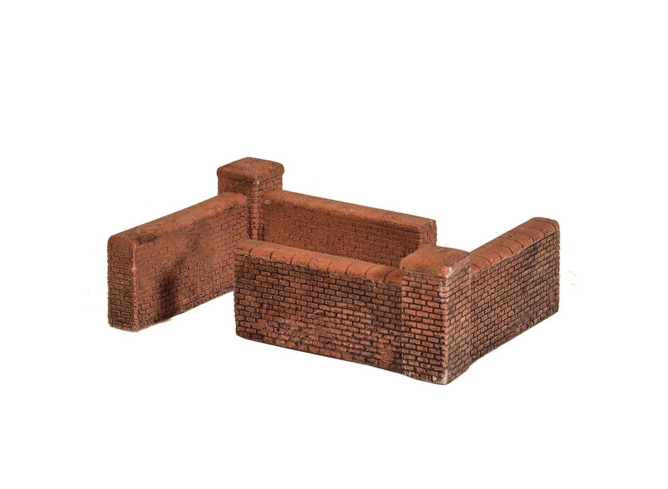 Harburn Hamlet SS301 High Brick Wall, Corners HO/OO Gauge