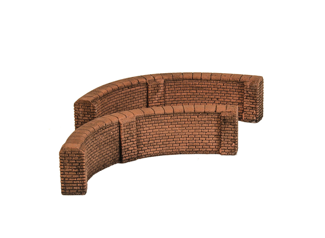 Harburn Hamlet SS302 High Brick Wall, Curves HO/OO Gauge