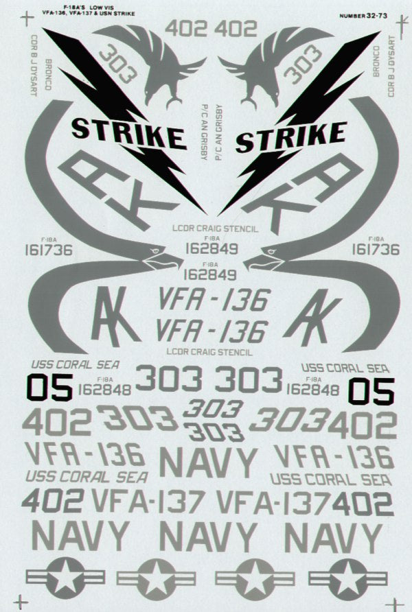 Superscale SS32073 1:32 McDonnell-Douglas F/A-18A Hornet