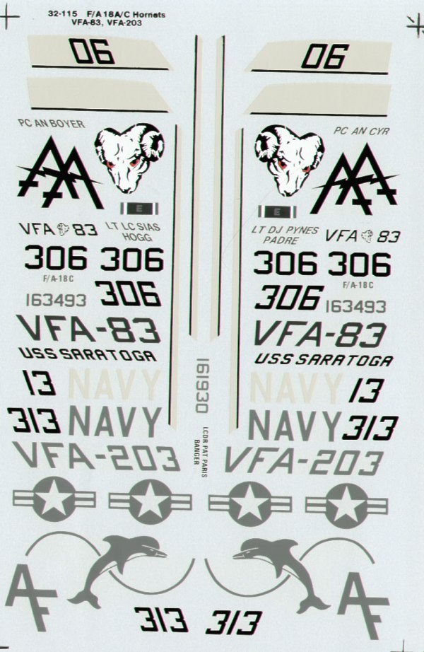 Superscale SS32115 1:32 McDonnell-Douglas F/A-18A Hornet / F/A-18C