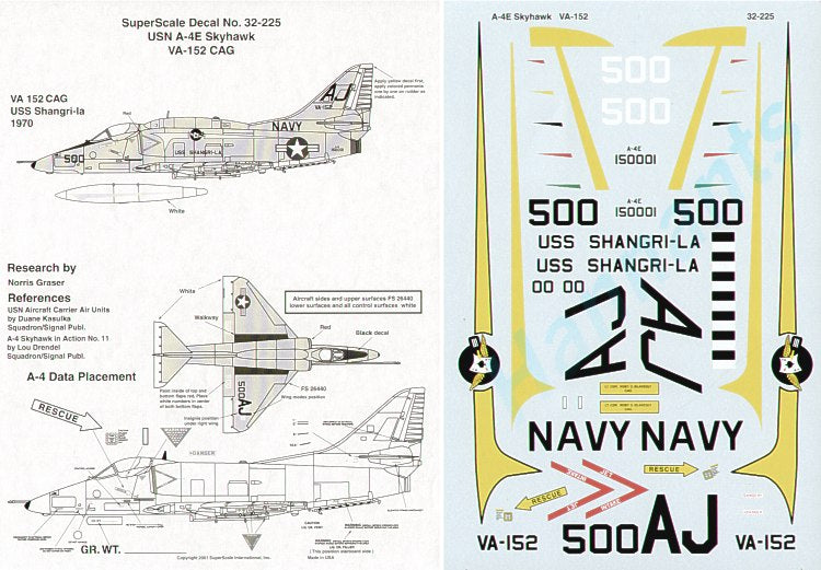 Microscale SS32225 1:32 Douglas A-4E Skyhawk
