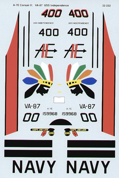 Microscale SS32232 1:32 LTV A-7E Corsair II