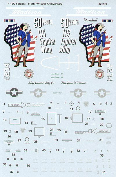 Microscale SS32239 1:32 Lockheed-Martin F-16C