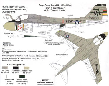 Superscale SS32264 1:32 Grumman A-6A Intruder VA-95