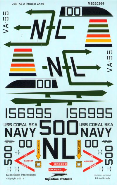 Superscale SS32264 1:32 Grumman A-6A Intruder VA-95