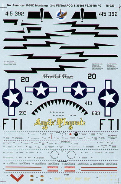 Microscale SS480929 1:48 North-American P-51D Mustang