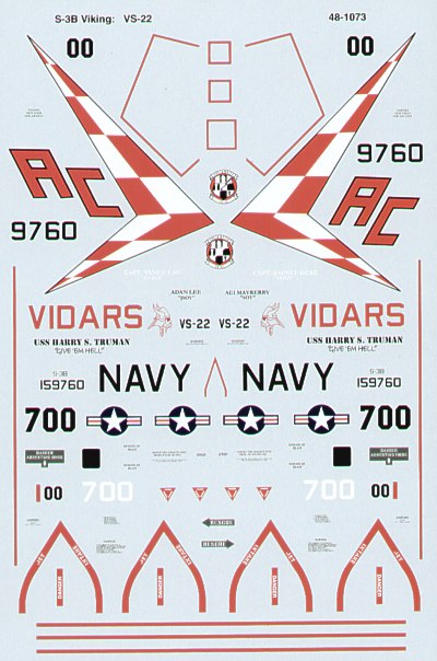 Microscale SS481073 1:48 Lockheed S-3B Viking