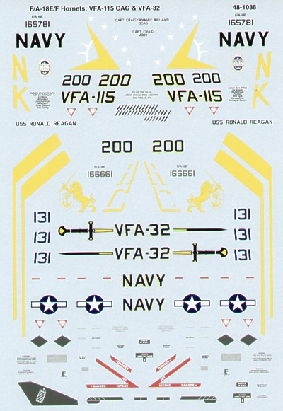 Microscale SS481088 1:48 Boeing F/A-18E F/A-18F Super Hornets