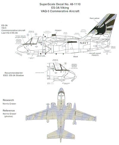 Microscale SS481110 1:48 Lockheed S-3A Viking