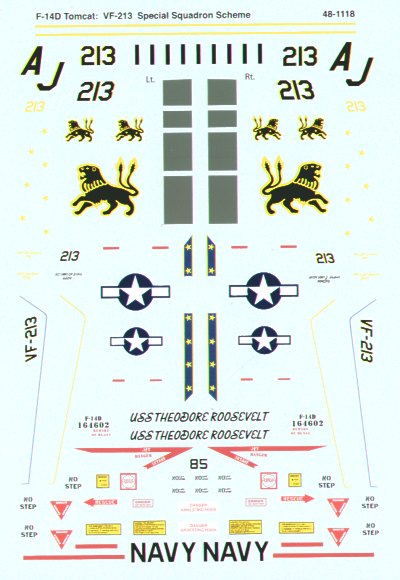 Microscale SS481118 1:48 Grumman F-14D Tomcat