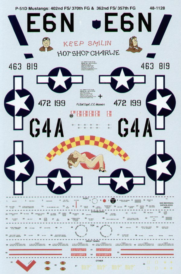 Microscale SS481128 1:48 North-American P-51D Mustang
