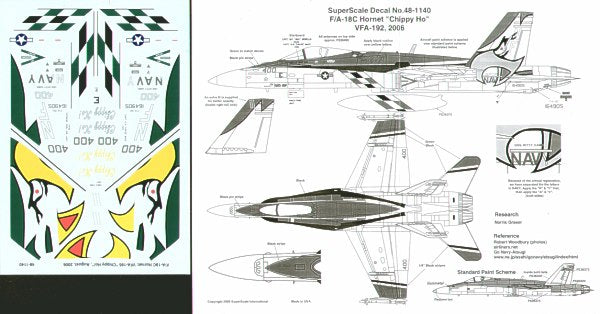 Microscale SS481140 1:48 McDonnell-Douglas F/A-18C Hornet